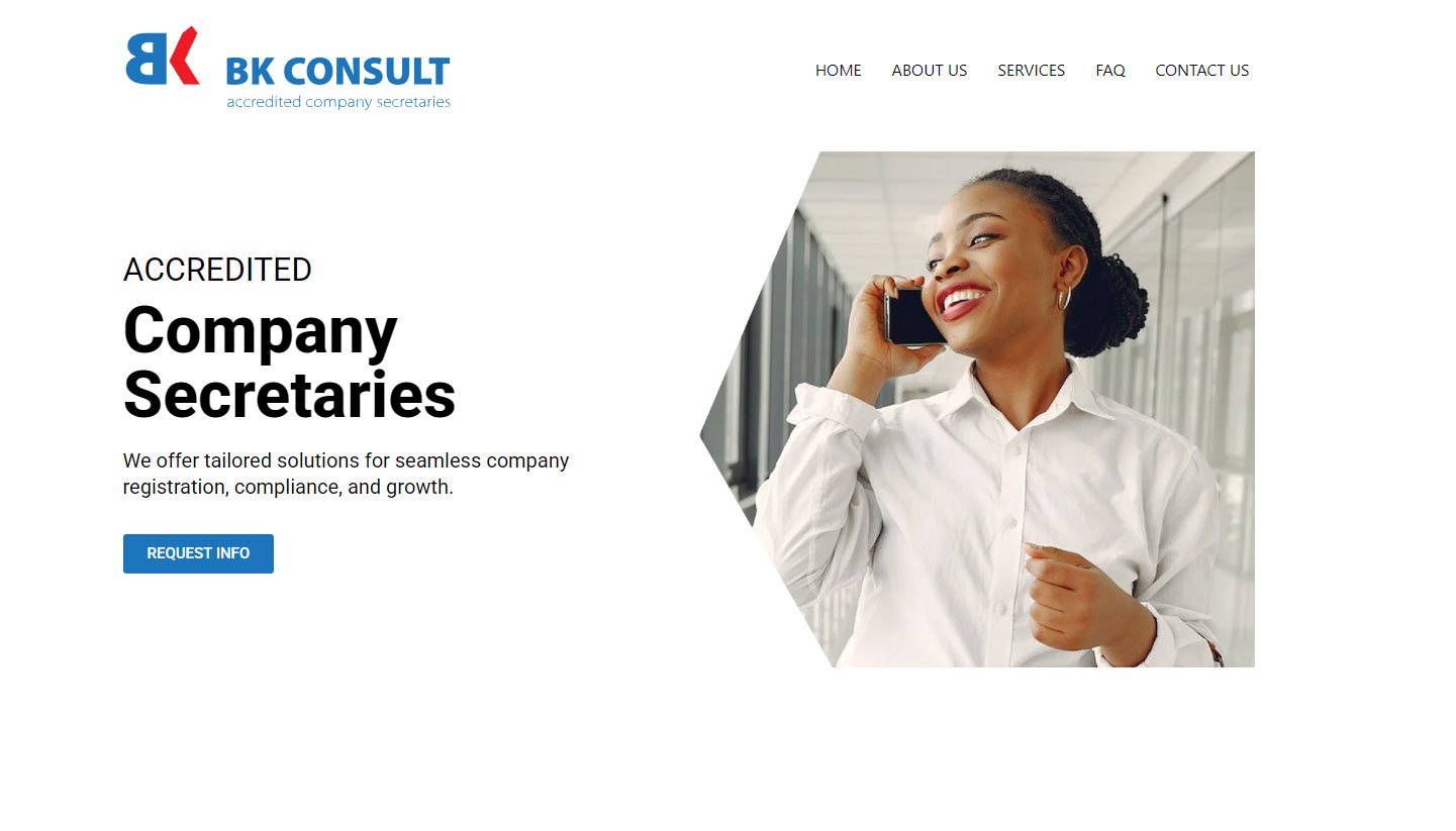 BK Consult Website